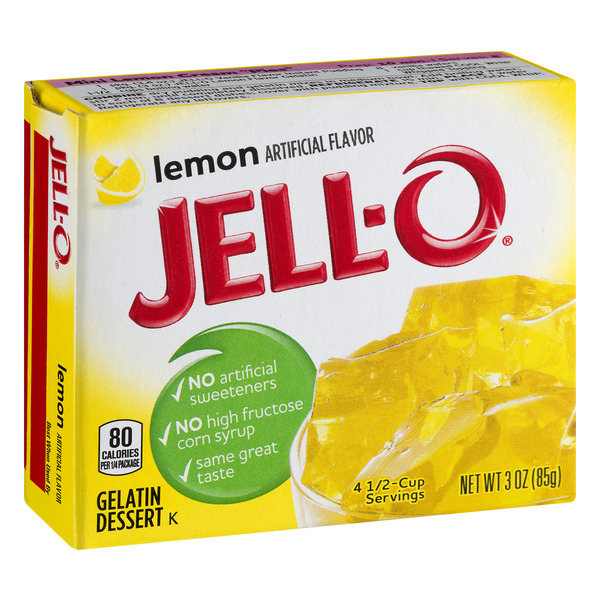 Jello Lemon Gelatin Dessert ( 2 Packs) American Food Store
